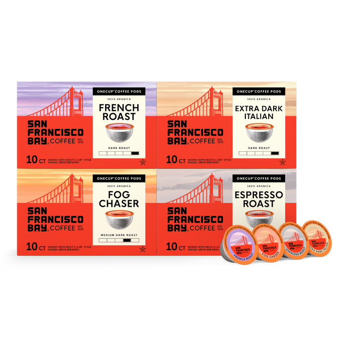 Dark Roast Collection Variety Pack OneCUP™ Coffee Pods, 40 Count