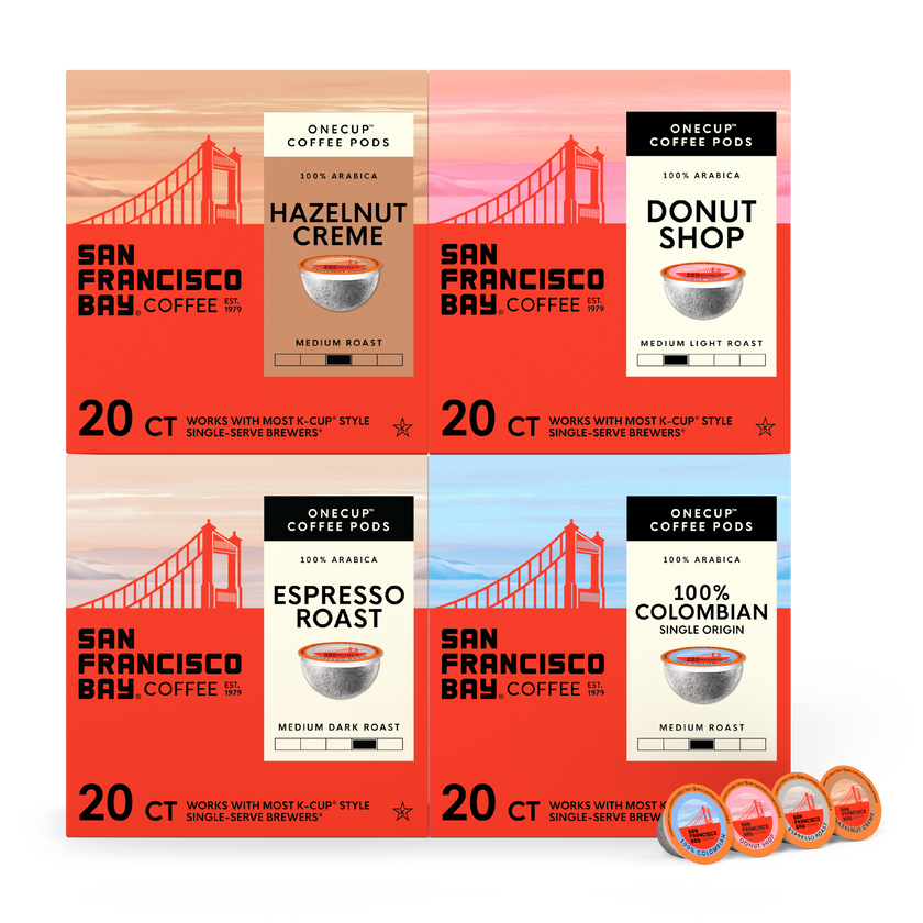 Distinct Assortment Variety Pack OneCUP™ Coffee Pods, 80 Count