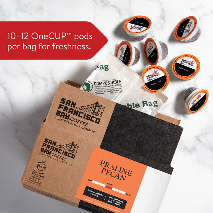 Praline Pecan OneCUP™ Coffee Pods, 80 Count