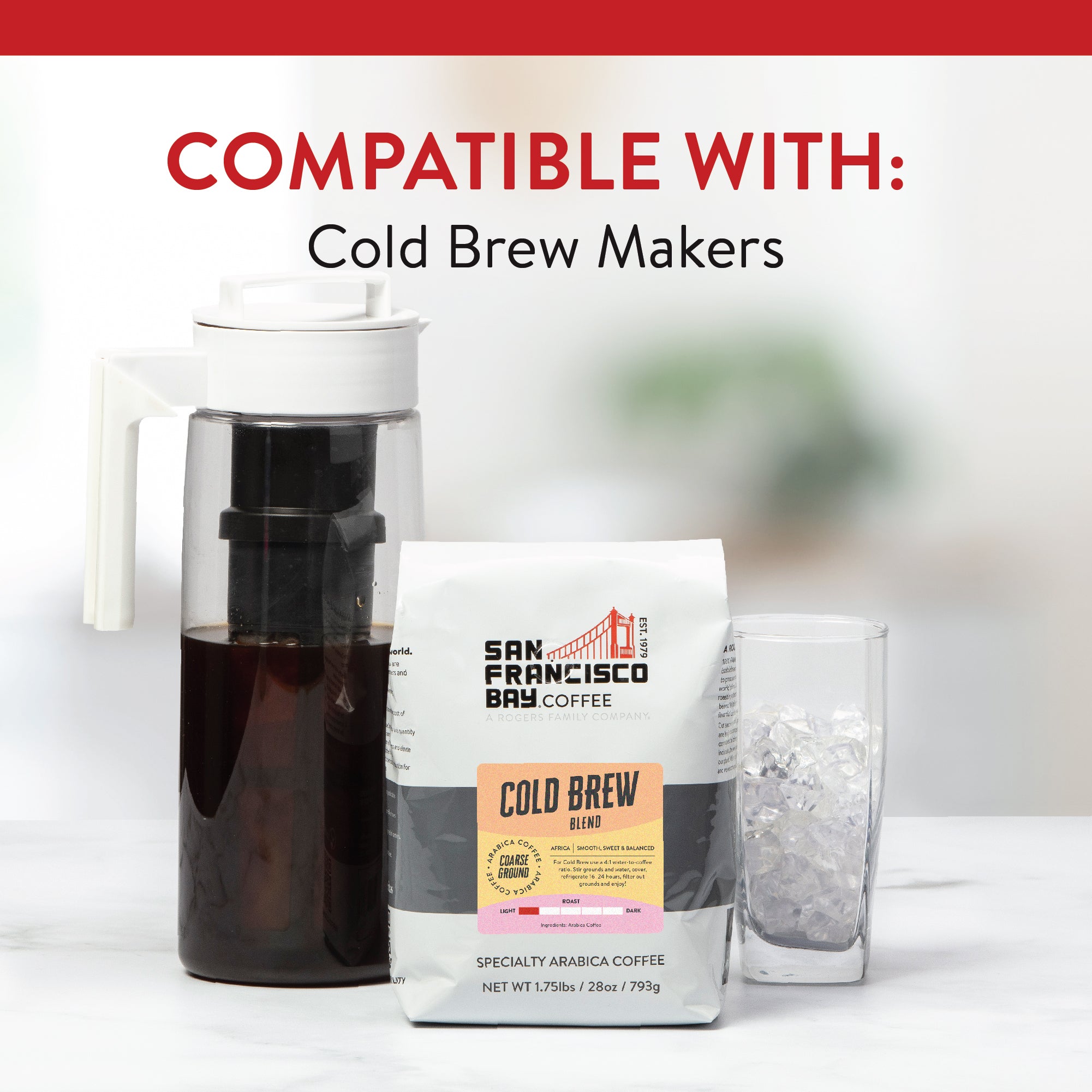 Cold Brew, Coarse Ground, 28 oz Bag