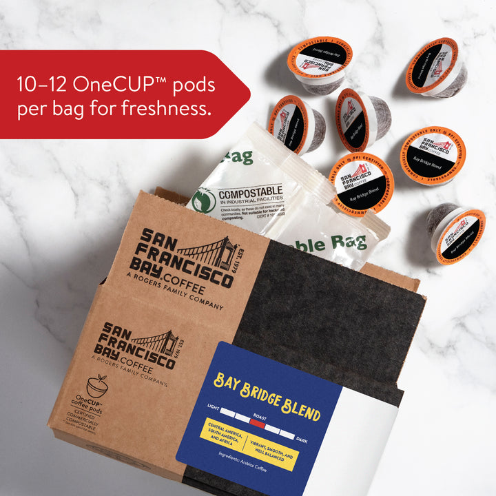 Bay Bridge Blend, OneCup™ Coffee Pods, 80 Count