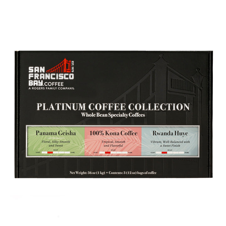 Platinum Collection Gift Set, Whole Bean, 12 oz 3-Pack