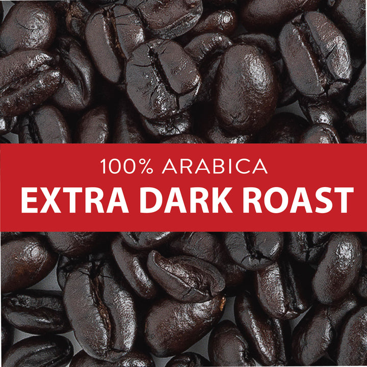 100% Arabica Extra Dark Roast