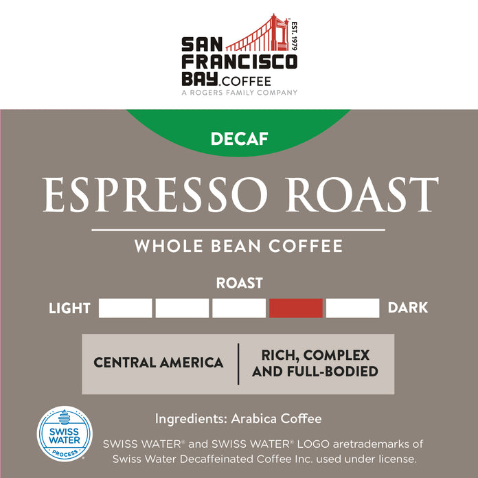 Decaf Espresso Roast Whole Bean, 2 lb Bag