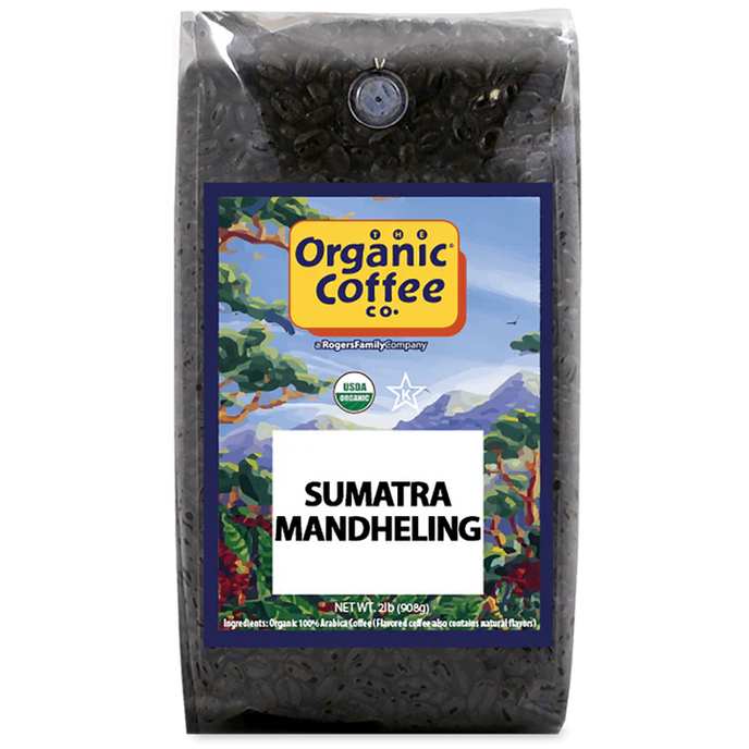 Organic Sumatra Mandheling, 2 lb. Bag - Whole Bean