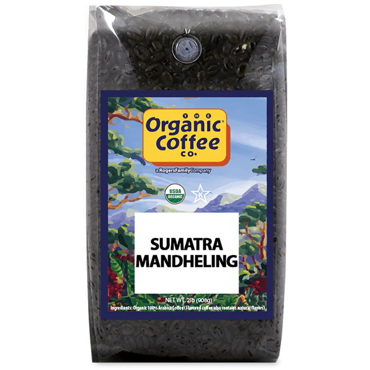 Organic Sumatra Mandheling, 2 lb. Bag - Whole Bean