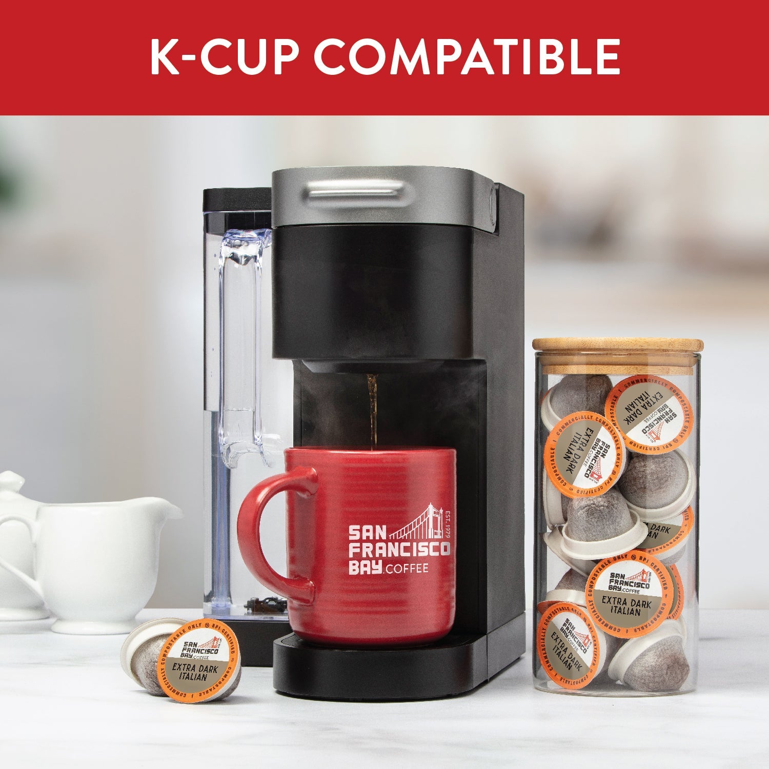 Extra Dark Italian Roast OneCUP™ Coffee Pods, 80 Count
