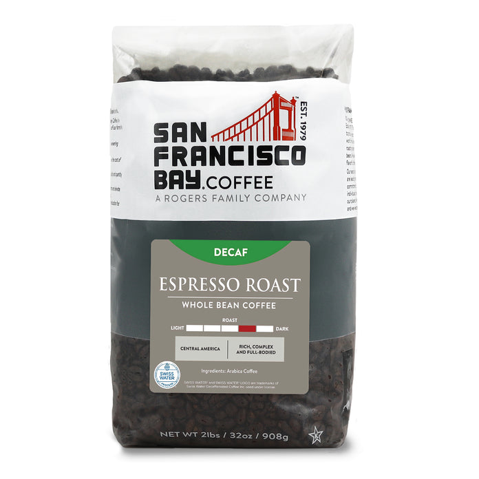 Decaf Espresso Roast Whole Bean, 2 lb Bag