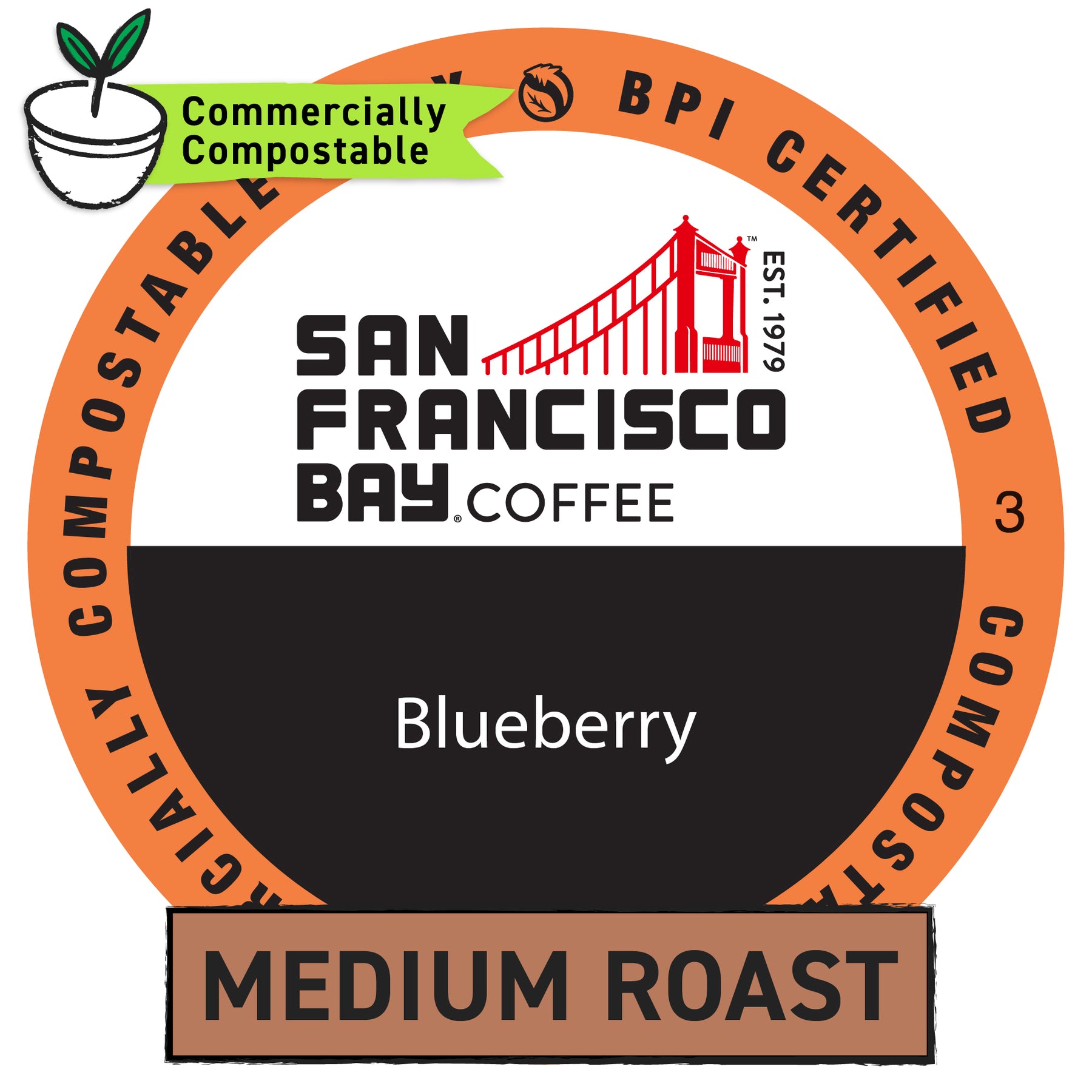 Don Francisco's® Blueberry Medium Roast Single Serve Coffee Pods