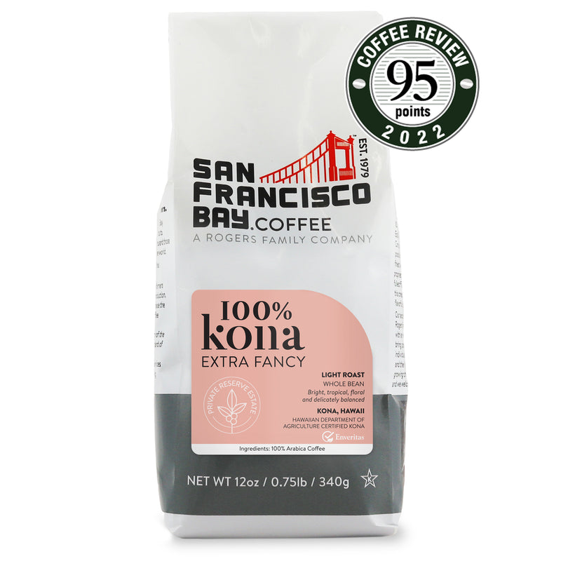 Kona Extra Fancy, 12 oz Bag – SF Bay Coffee