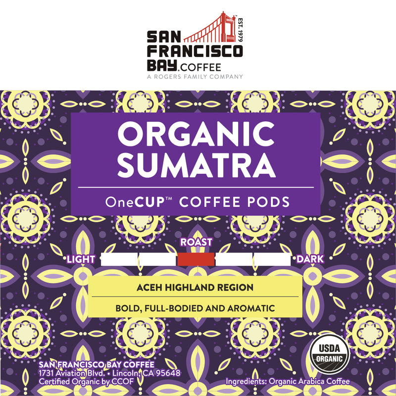Organic Sumatra OneCUP™ Pods, 80 Count