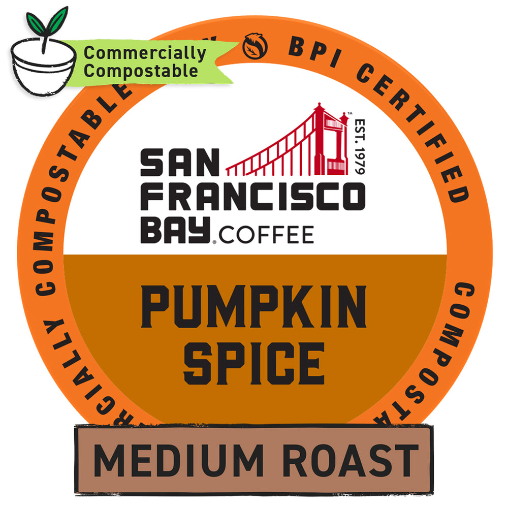 Pumpkin Spice OneCUP™ Pods - San Francisco Bay Coffee