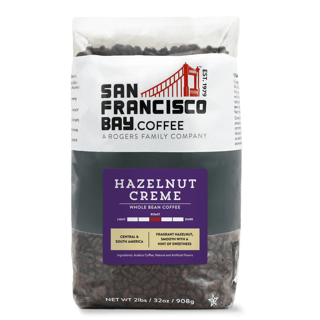Hazelnut Coffee - Organic, 12 oz. Bag (GROUND)  San Francisco Bay Gourmet  Coffee & Tea Market – SF Bay Coffee