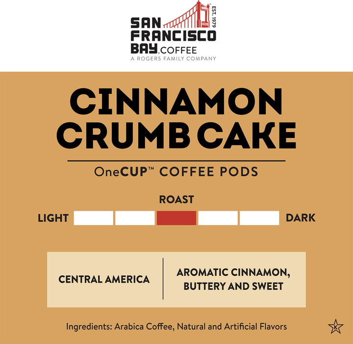 Cinnamon Crumb Cake OneCUP™ Coffee Pods