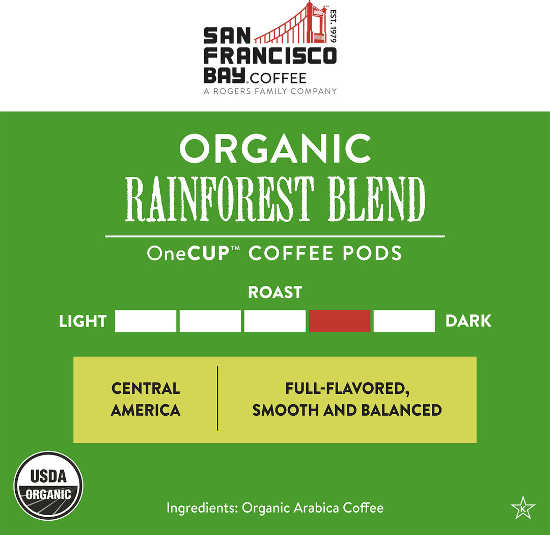 Organic Rainforest Blend Single Wrap OneCUP™ Pods, 50 Count