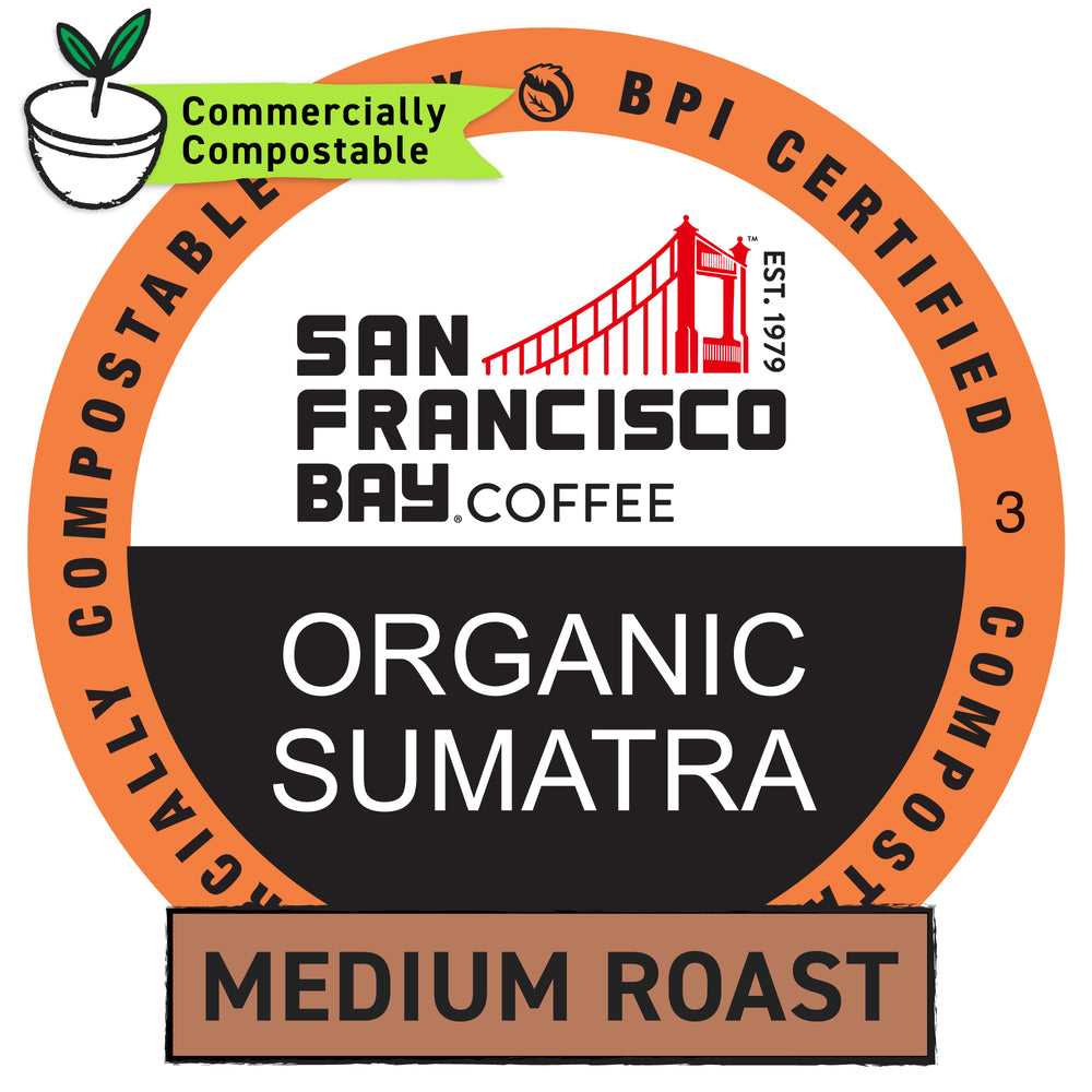 Organic Sumatra OneCUP™ Pods, 80 Count - San Francisco Bay Coffee