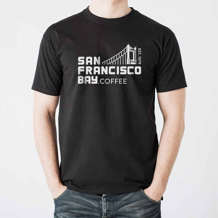 San Francisco Bay Men's T-shirt Black - San Francisco Bay Coffee