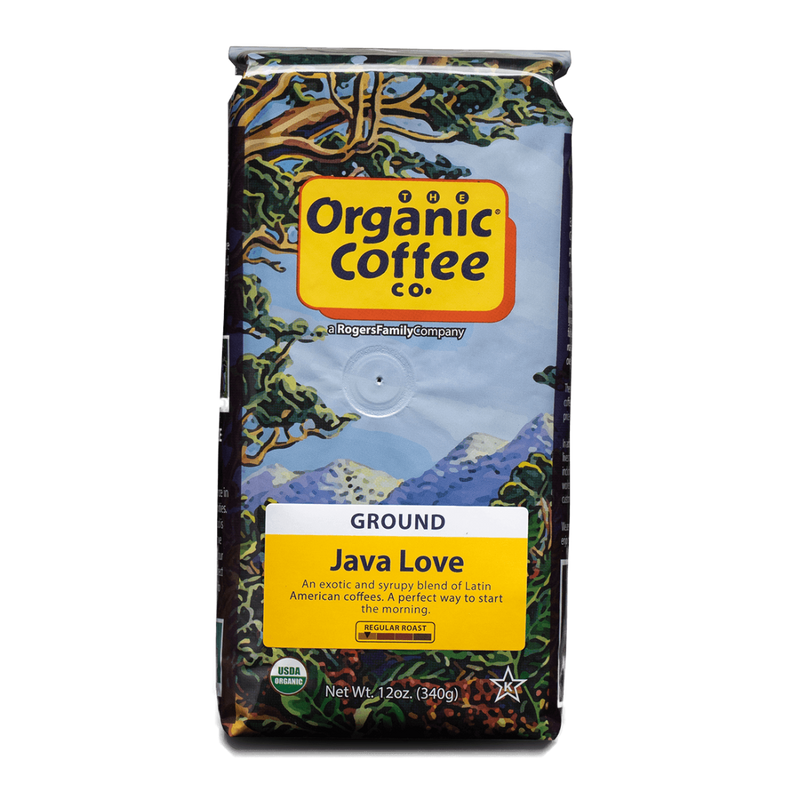 Organic Java Love, Ground, 12 oz Bag